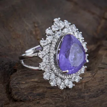 Pure Zircon Ring 